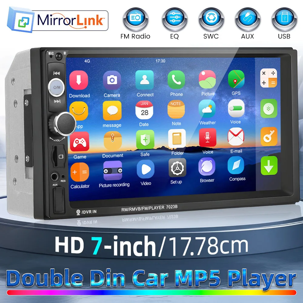 2-din-car-radio-blue-tooth-double-din-car-stereo-audio-1778-cm-screen-mp5-multimedia-radio-mirror-link-fm-radio-support