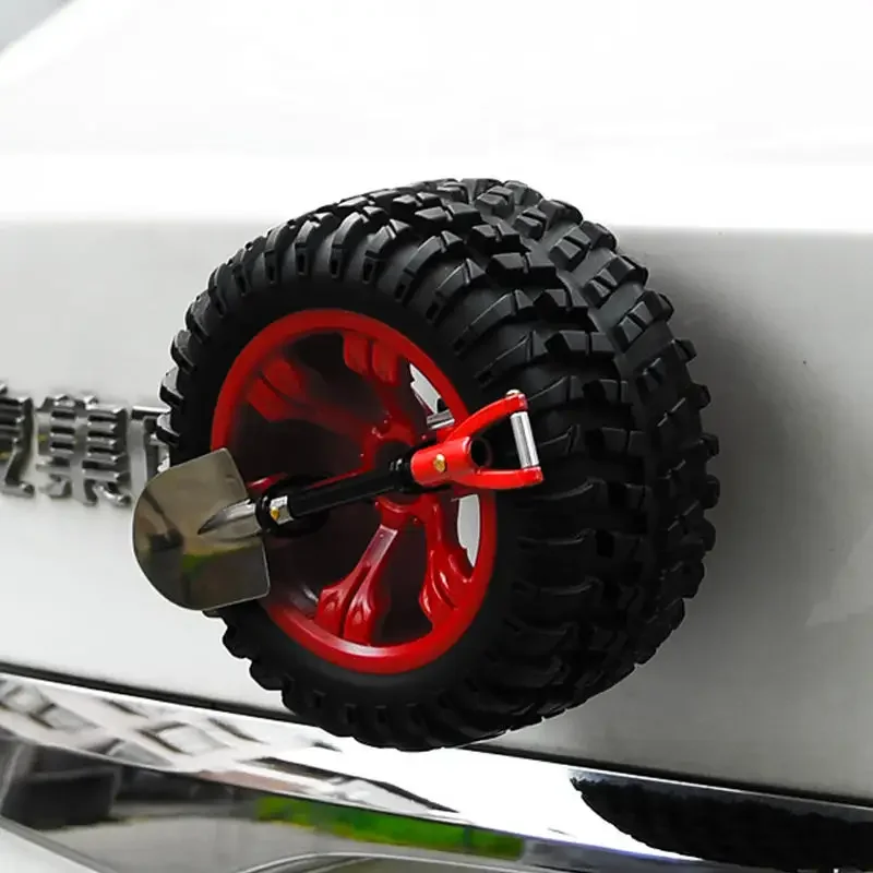 Mini Spare Tire Decorative Ornament Off Road Car Trunk Creative Funny Personality Exterior Decoration Accessories