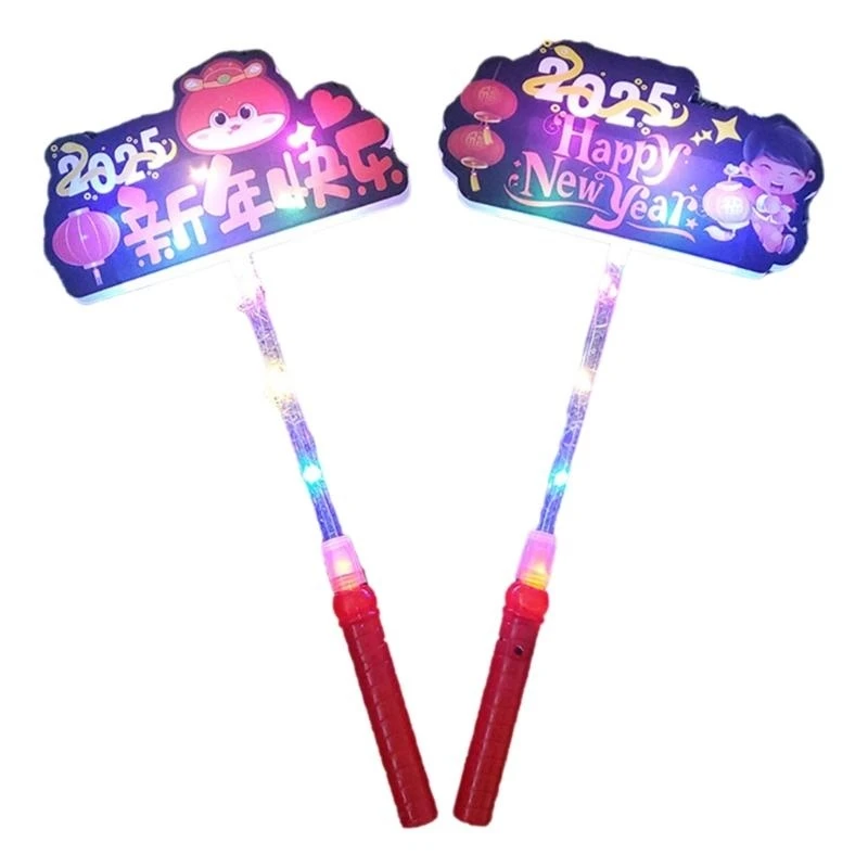 090B Light up Wand Party Costume Light up Glow Handheld Photo Props Christmas