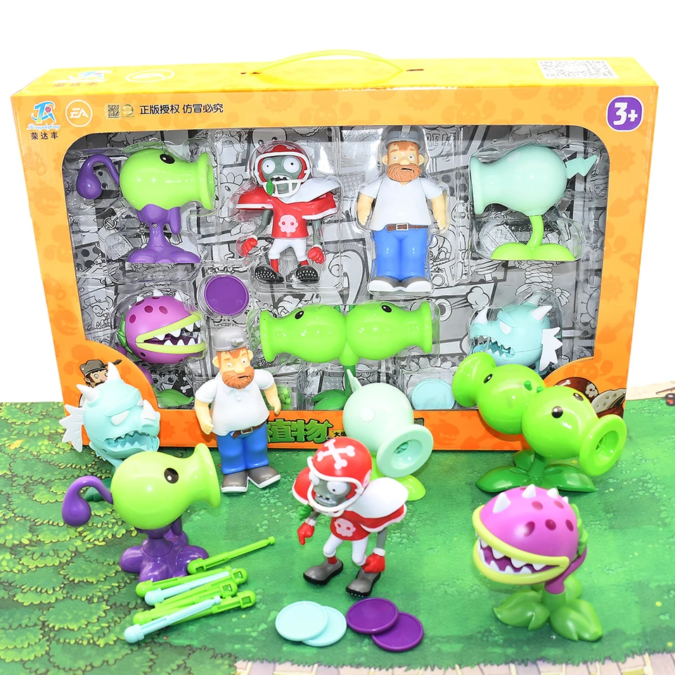 Plantas VS. Zumbis 2 PVZ Brinquedo Crazy Dave Split Pea Goo