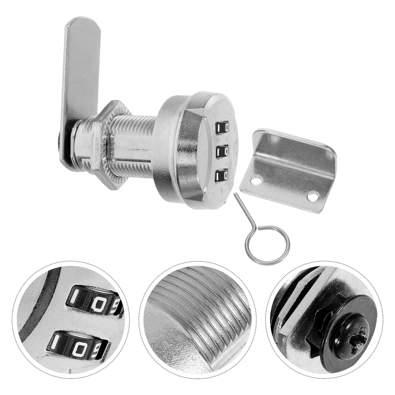 

2Sets Mechanical Password Lock Zinc Alloy for File Cabinets Drawers Mailbox Security Lock Cabinet Locks with Code