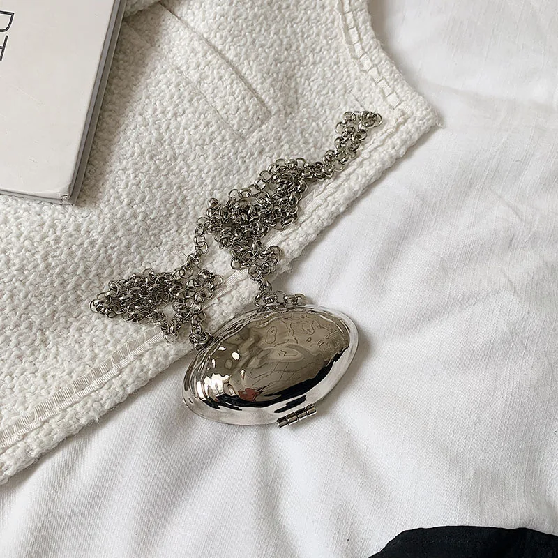 Mini Lipstick Bag Decorate Designer Handbag and Purse Fashion Women Shoulder Circular mirror Bag Chain Crossbody bag Female