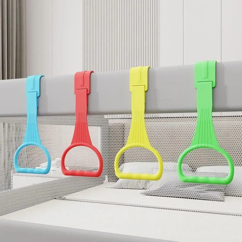 Portable Plastic Pull Ring Light Weight Baby Learn To Stand Stroller Hook Candy Color Baby Crib Ring Baby