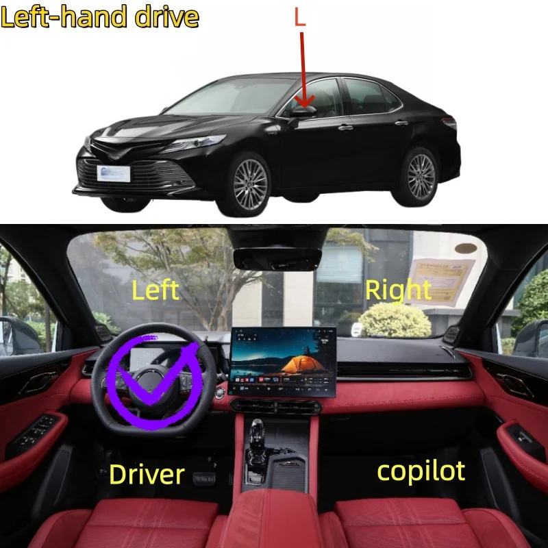 For 2018-2023 Toyota 8th generation Camry  Left/Right rearview mirror assembly rearview mirror housing