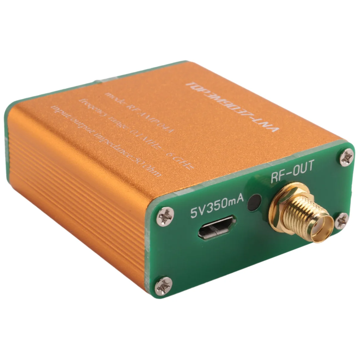 100K-6GHz All-Band-Verstärker HF FM VHF UHF RF-Vorverstärker Verstärker mit extrem geringer Rauschverstärkung und hoher Linearität