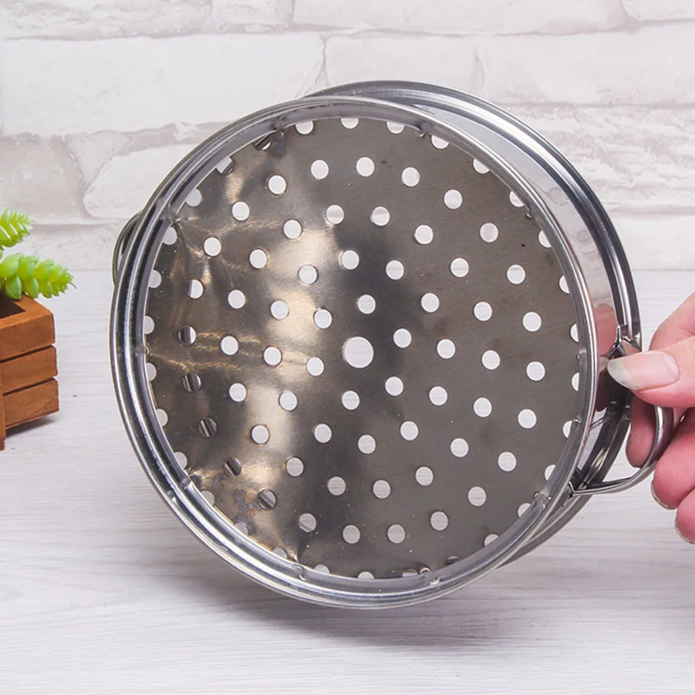 

Stainless Steel Steamer 2-Tier Lid Multi-Purpose Home Kitchen Supplies Long Lasting Stainless Steel Steamer Kitchen Supplies