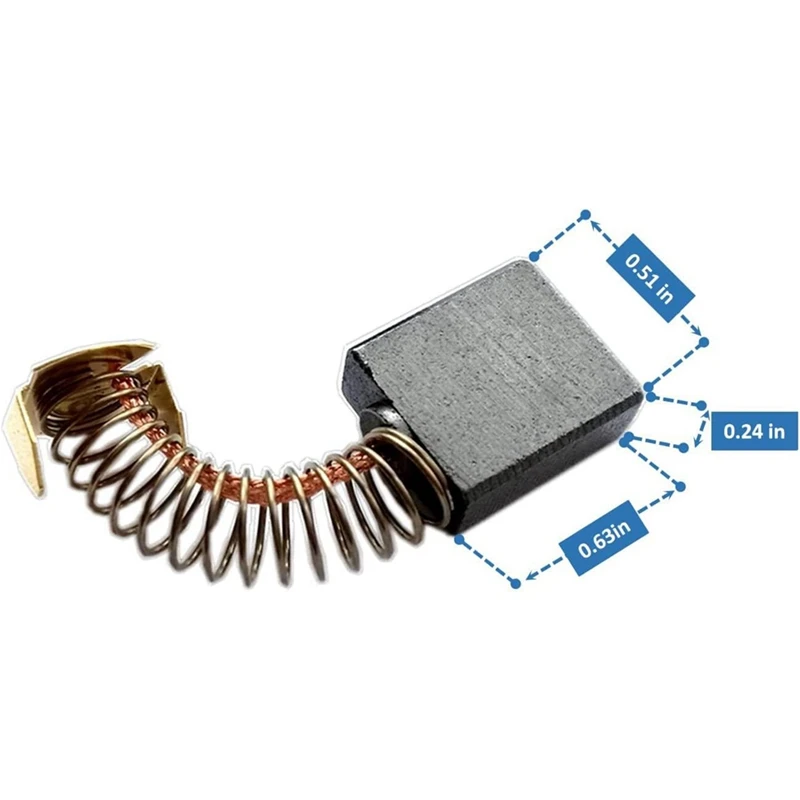

10 пар угольных щеток для угловых шлифовальных машин CB-153, CB-154, CB-155, CB-157, CB-161, CB-163 [LIFEAA98]