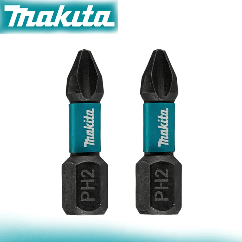 Makita Original Bits PH2 25MM Impact Screwdriver  High Hardness Alloy Electric Screwdriver Drill Bit Tools Part