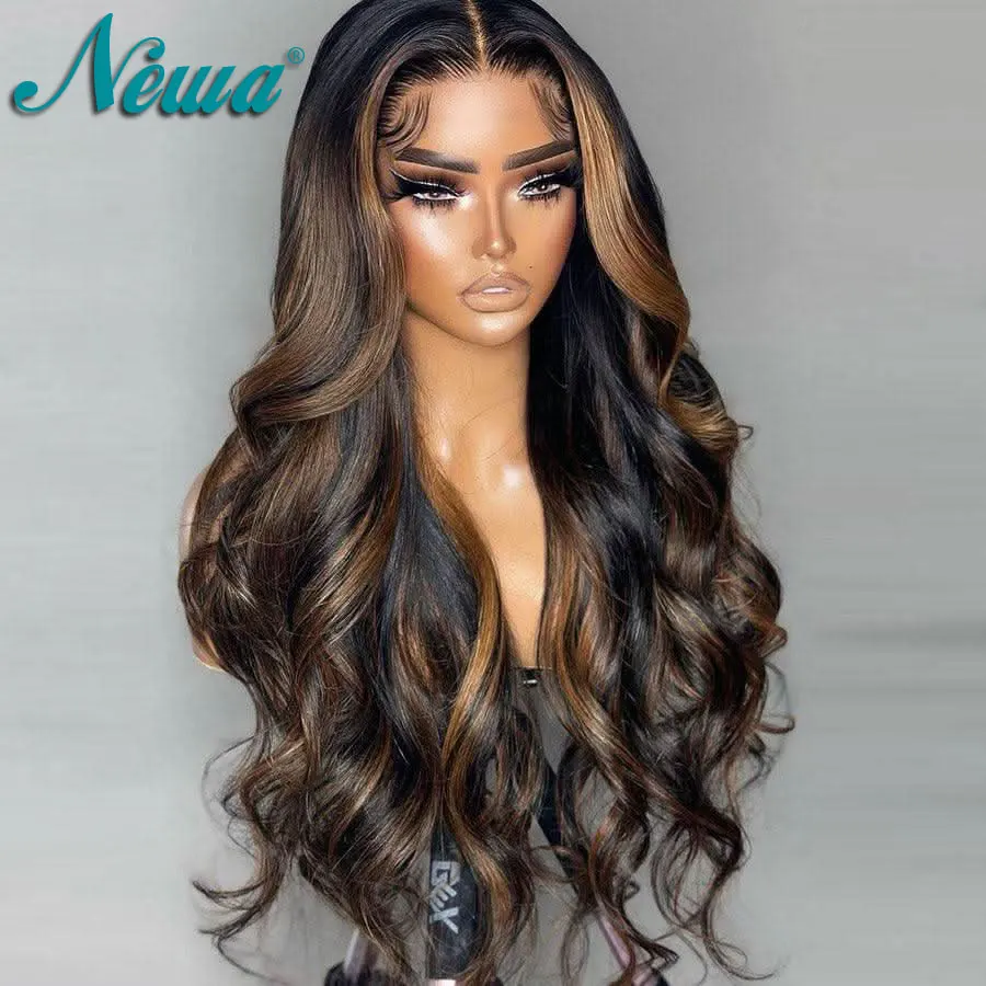 

Новый парик Newa Hair Highlight 5X5 HD Lace Closure с эффектом Body Wave, готовый к носке, 13x6 HD Lace Full Frontal, с предварительно выщипанными и осветленными узлами