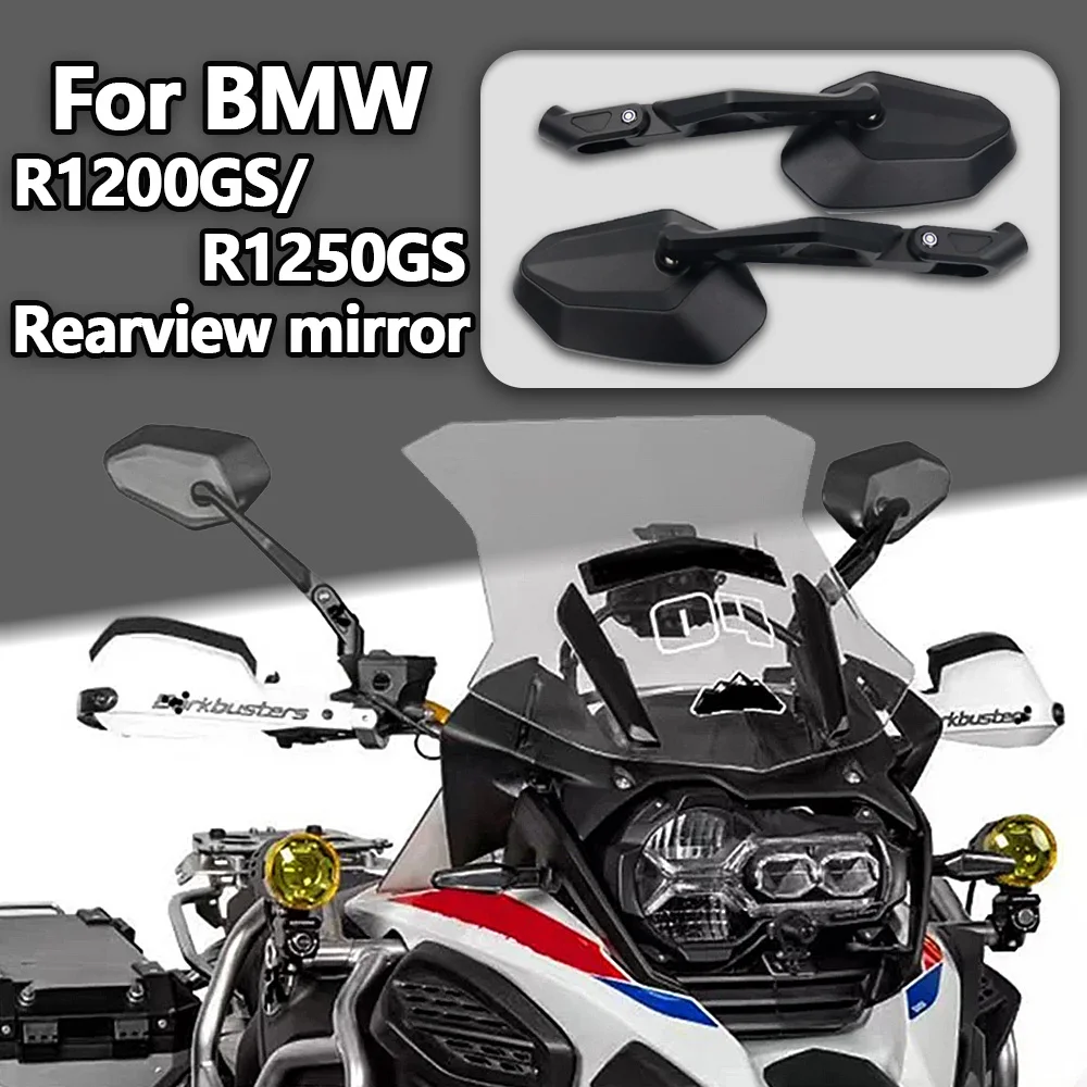 For BMW R1250 GS R1250GS Motorcycle  Accessories Rear Mirrors 360° rotation R1250GS Adventure 1200GS CNC Aluminum