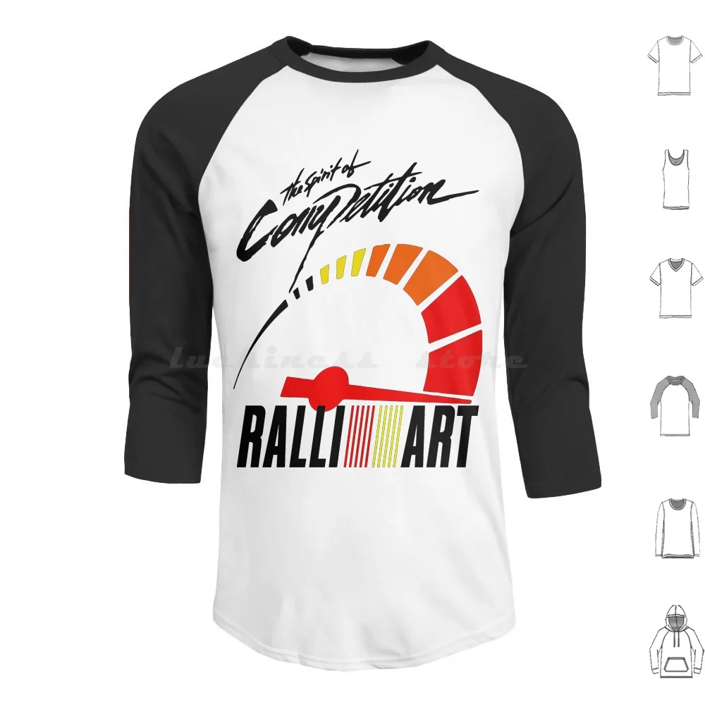 Ralliart Competition Hoodie cotton Long Sleeve Mitsubishi Ralliart 4G63T Lancer Evo Engine Lancer Lancer Evo 3 Lancer Evo Iv