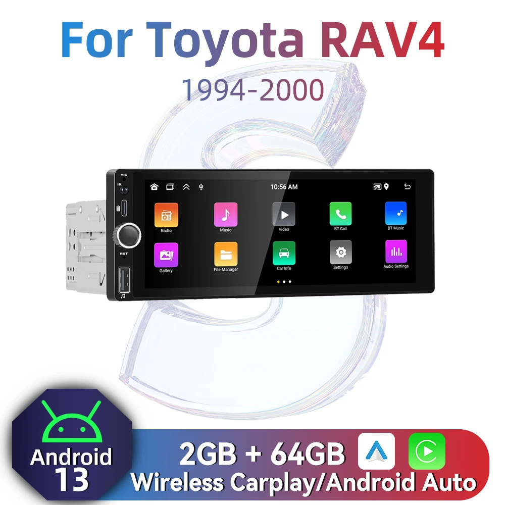 1Din Carplay Androi…