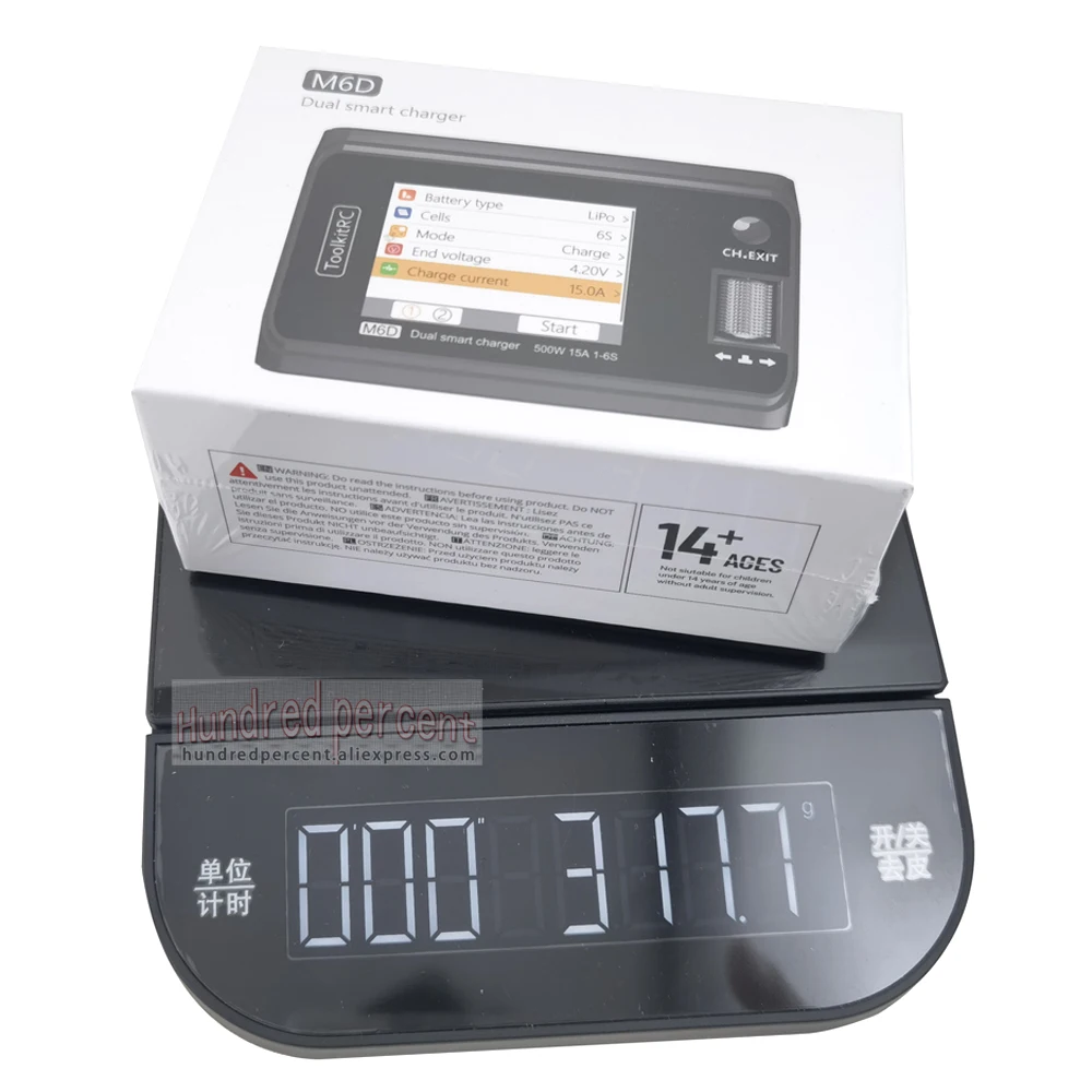 ToolkitRC M6D V3 500W 15A DC Dual Channel MINI Smart Ladegerät Entlader Für 1-6S Lipo Batterie FPV Modell Ersatzteil Ersetzen – Detail 10