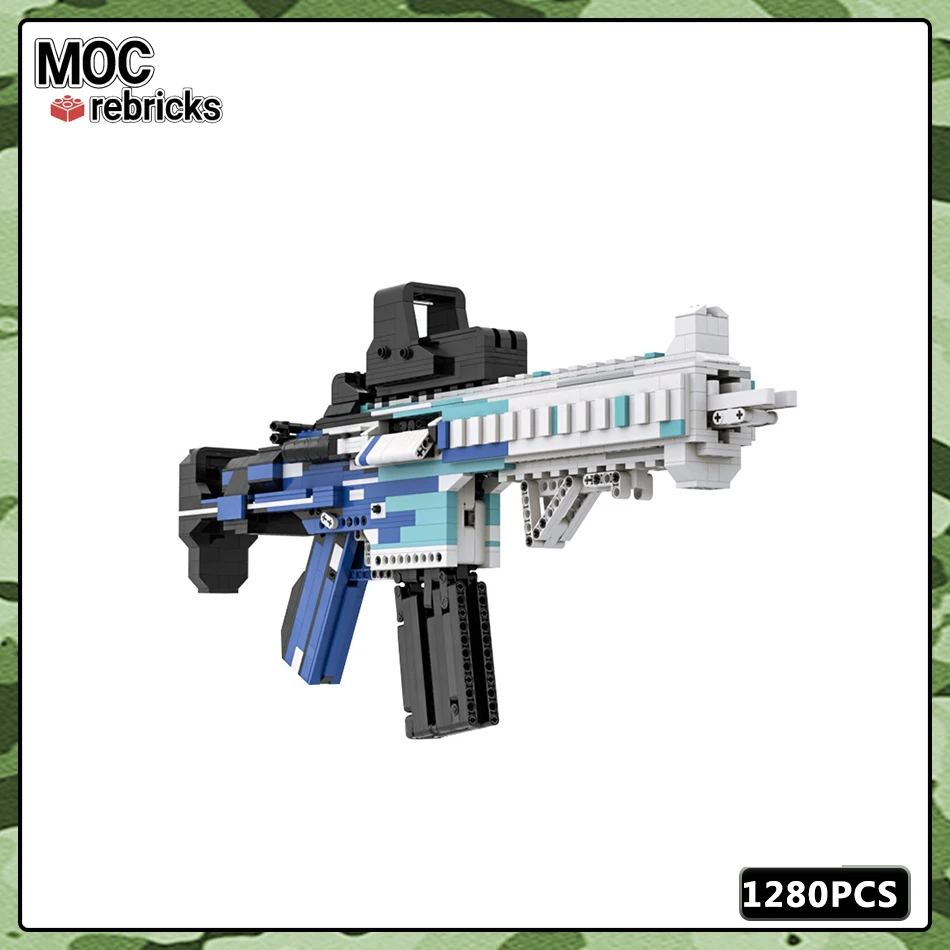 Firearms Series MOC Bricks M4A1 Carbine Building Block Gun Model Collage Set Assembly Can Shoot DIY Boy Toys Birthday Gifts