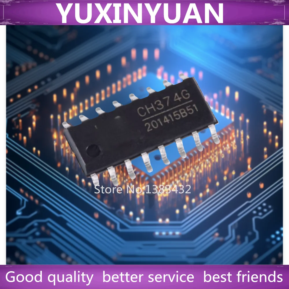 

(2 шт.) новый CH374G 374G чип интерфейса шины USB SOP-16 CH374G интегральная схема