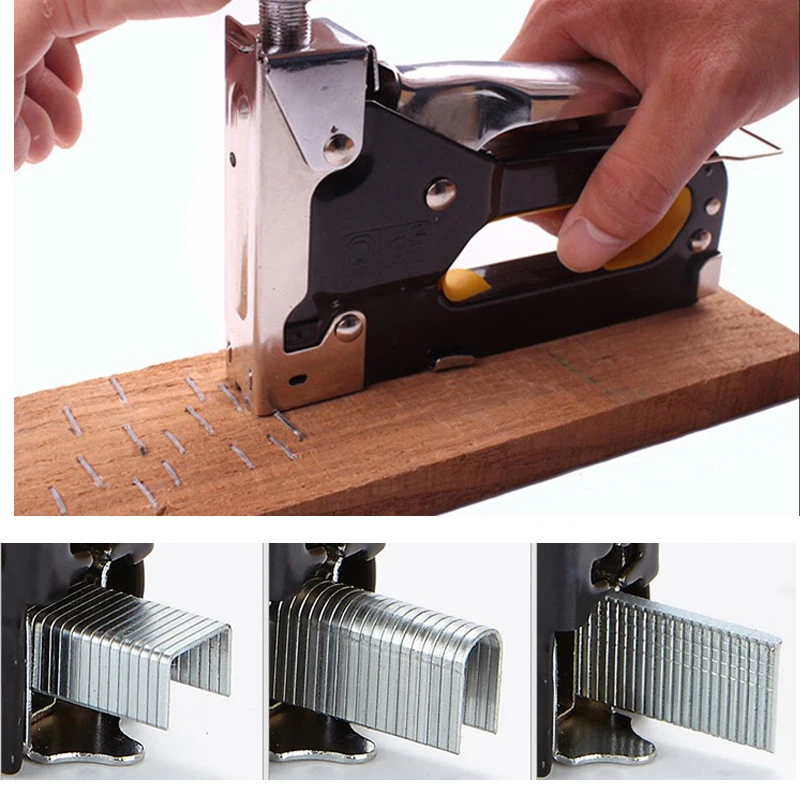 1PC Woodworking Special Manual Nailing Gun Code  Air Nail   Direct Staple Book Martin  Nailing  Wire  Groove  Household Tools