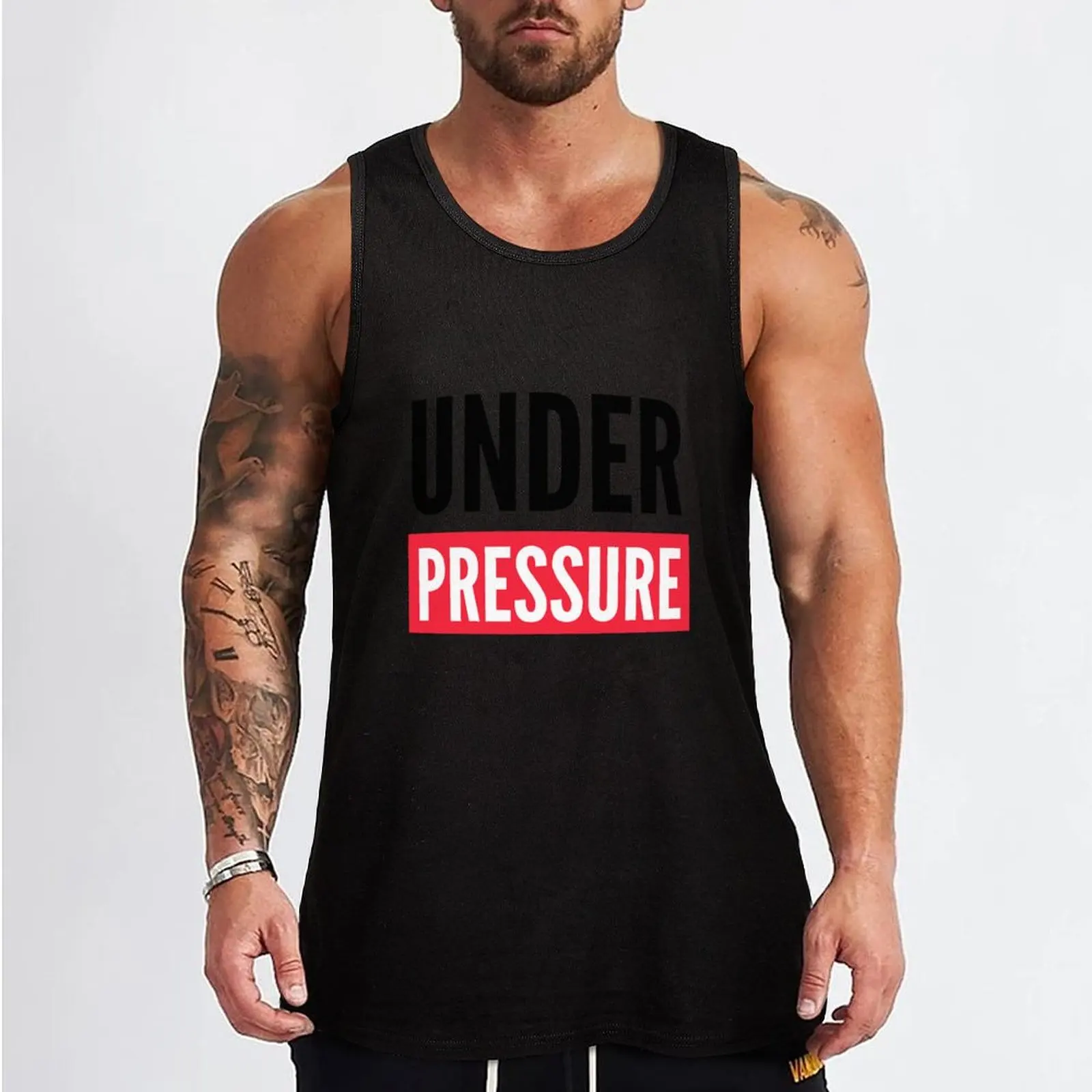 Under Pressure Tank Top Sweat Resistant Tank Top Moisture Wicking Gym Wear