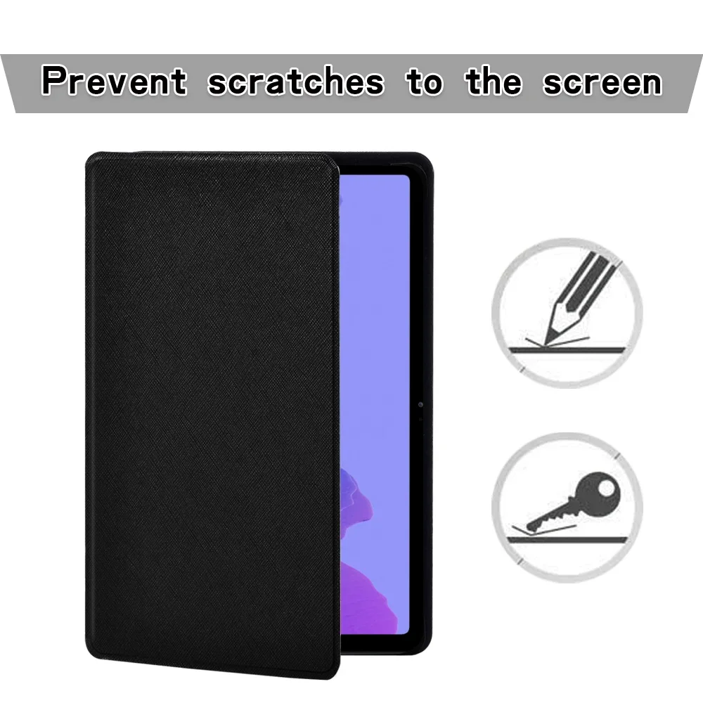 Coque de protection en cuir PU pour tablette Samsung Galaxy Tab A, étui pliable de 10.1 pouces, série bouche Funda, 2019, SM-T510, SM-T515