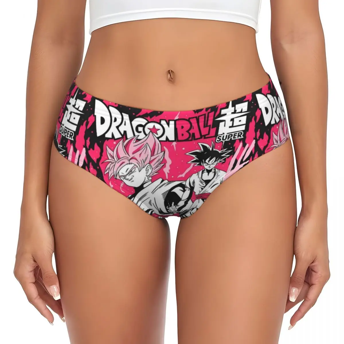 

Custom Women DBZ Goku Hot Cartoon Panties Underwear Female Comfort Briefs Underpants