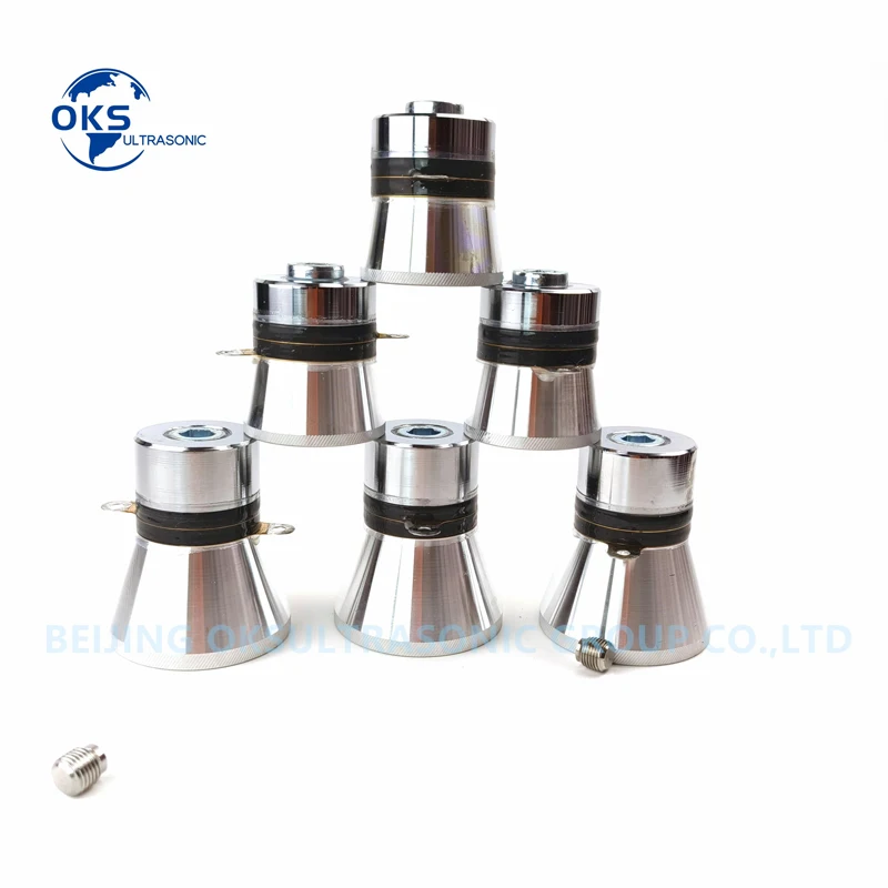 24 PÇS/LOTE 40KHZ 50W PZT4 Transdutor de Limpeza Ultrassônica Feito Na China