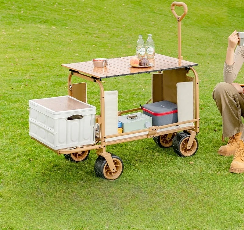 

Outdoor camping pushy children's reclining folding cart camp picnic camper stand large station wagon