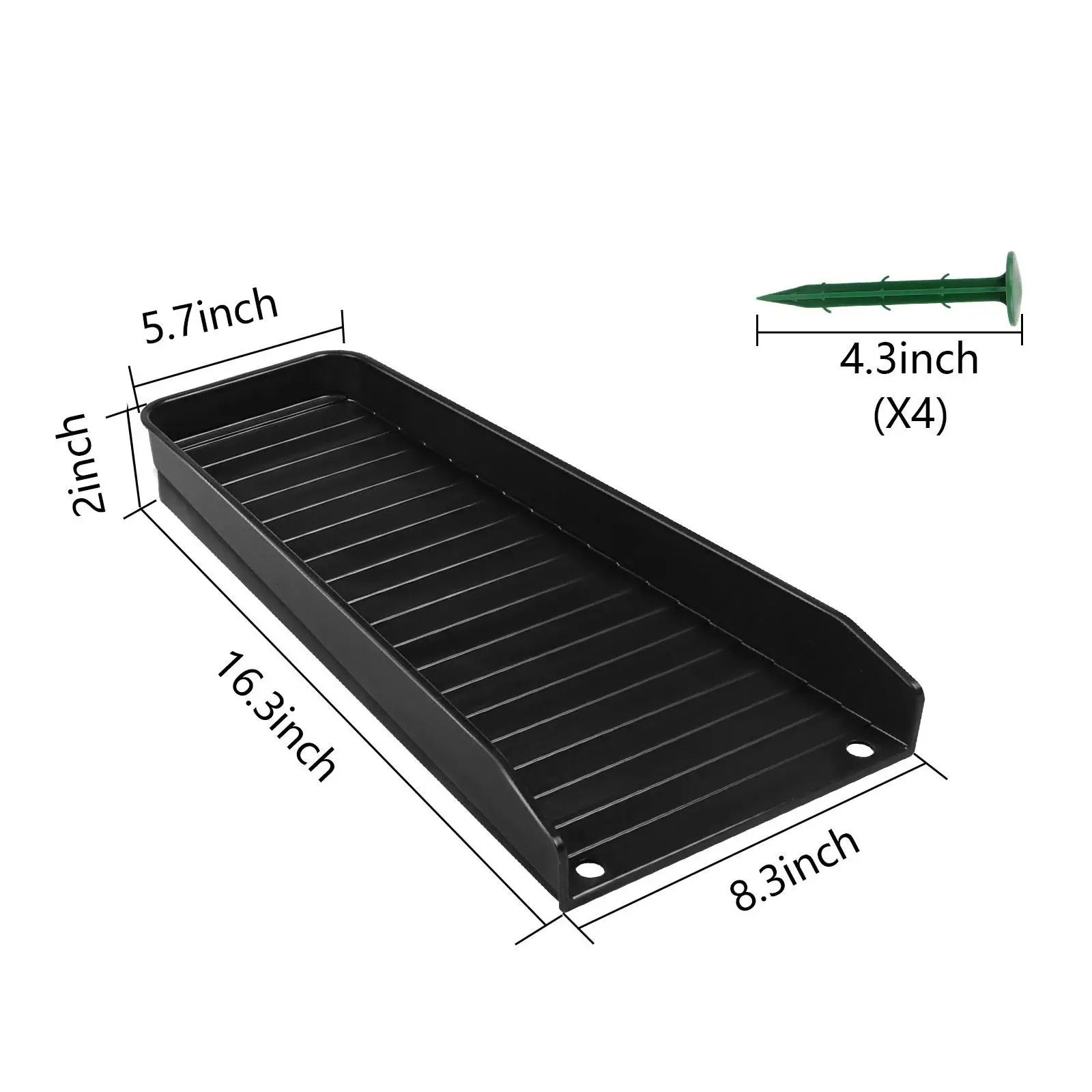 Downbeccuccio Splash Block Water drawing Splash Block Universal Water devier grondaia downbeccuccio estensioni per Yard Garden Tidying