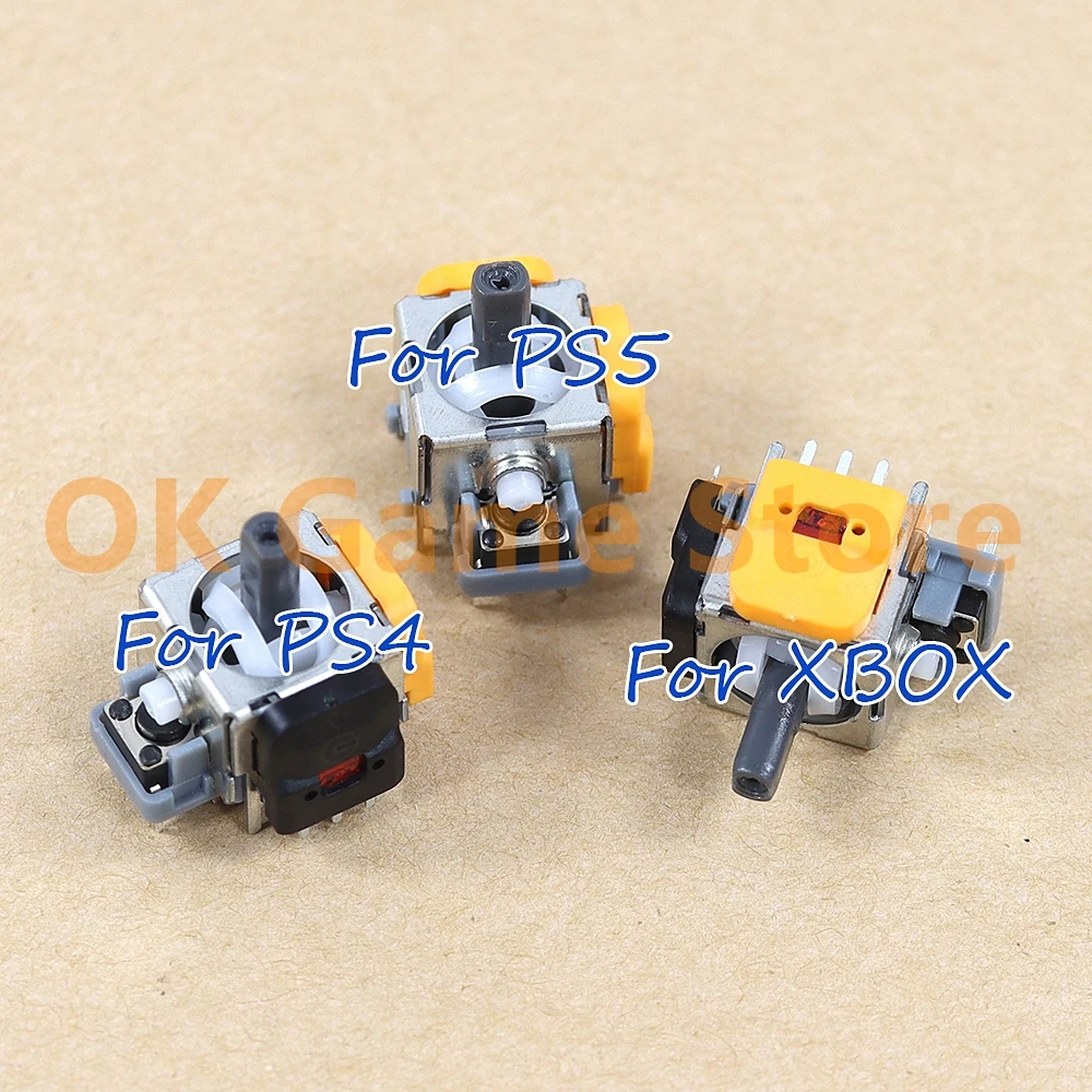 30pcs Orange Analog Sensor Potentiometer Hall Effect IC Joystick Module For PS5 PS4 XBOXONE XBOX Series Controller