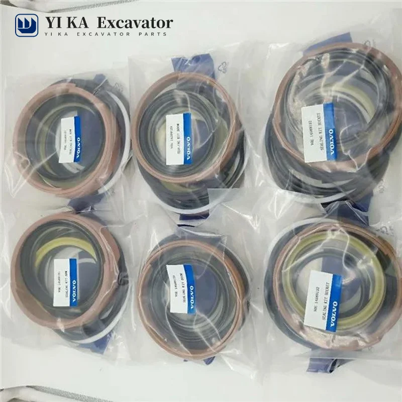 

Excavator O Ring Kit EC210 EC240 Excavator Arm Boom Bucket Cylinder Seal Kit VOE14589132 VOE14589129 VOE14589131