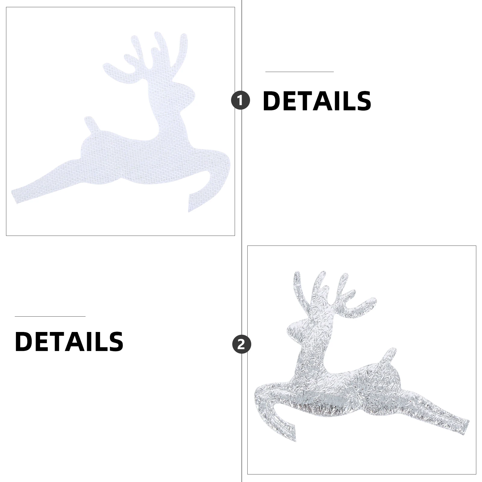 

100 Pcs Elk Confetti Adornments Party Number Birthday Decorations Non-woven Fabric Tabletop