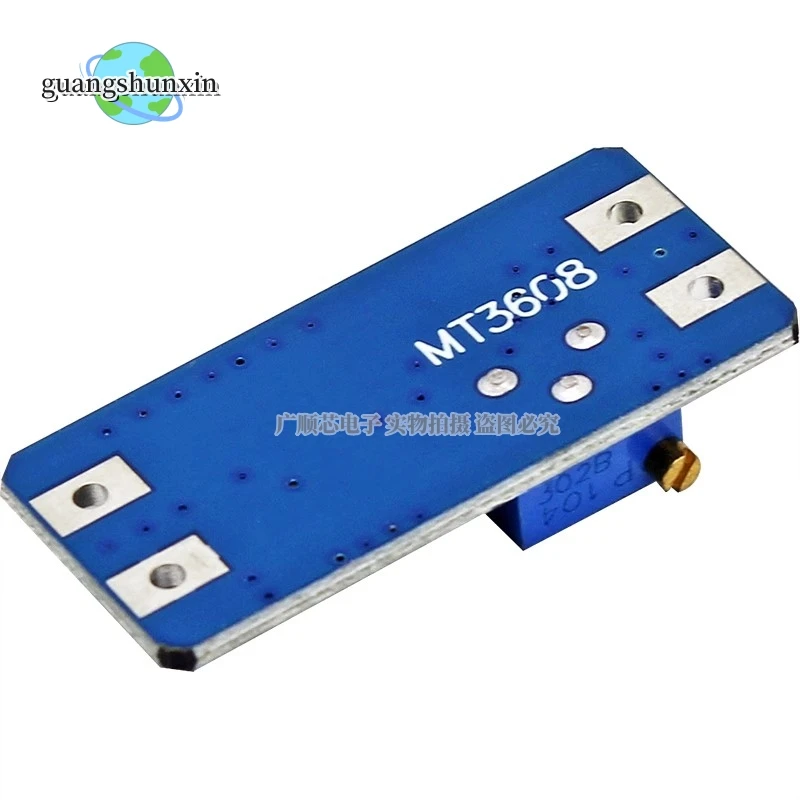 2PCS MT3608 2a Booster Board DC-DC Adjustable Power Module Wide Voltage Input 2/24V Rise 5/9/12/28V