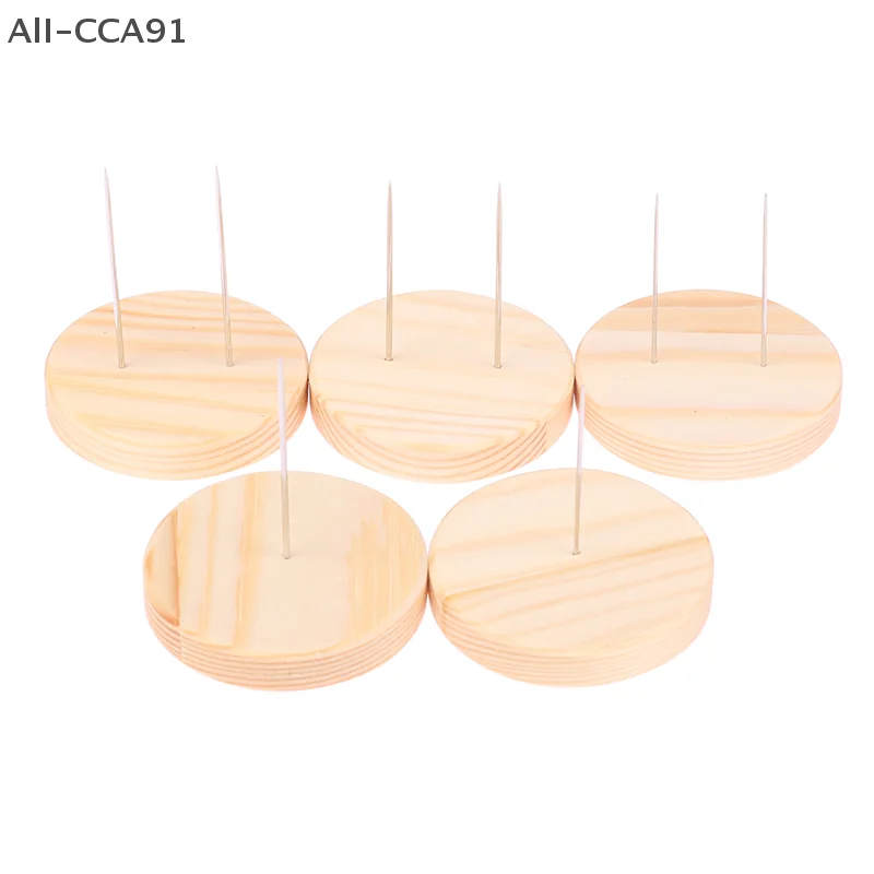 

CCA91-1pc Doll Display Rack Wooden Metal Doll Display Base for Dolls Figures Crochet Craft Display Base DIY Accessories