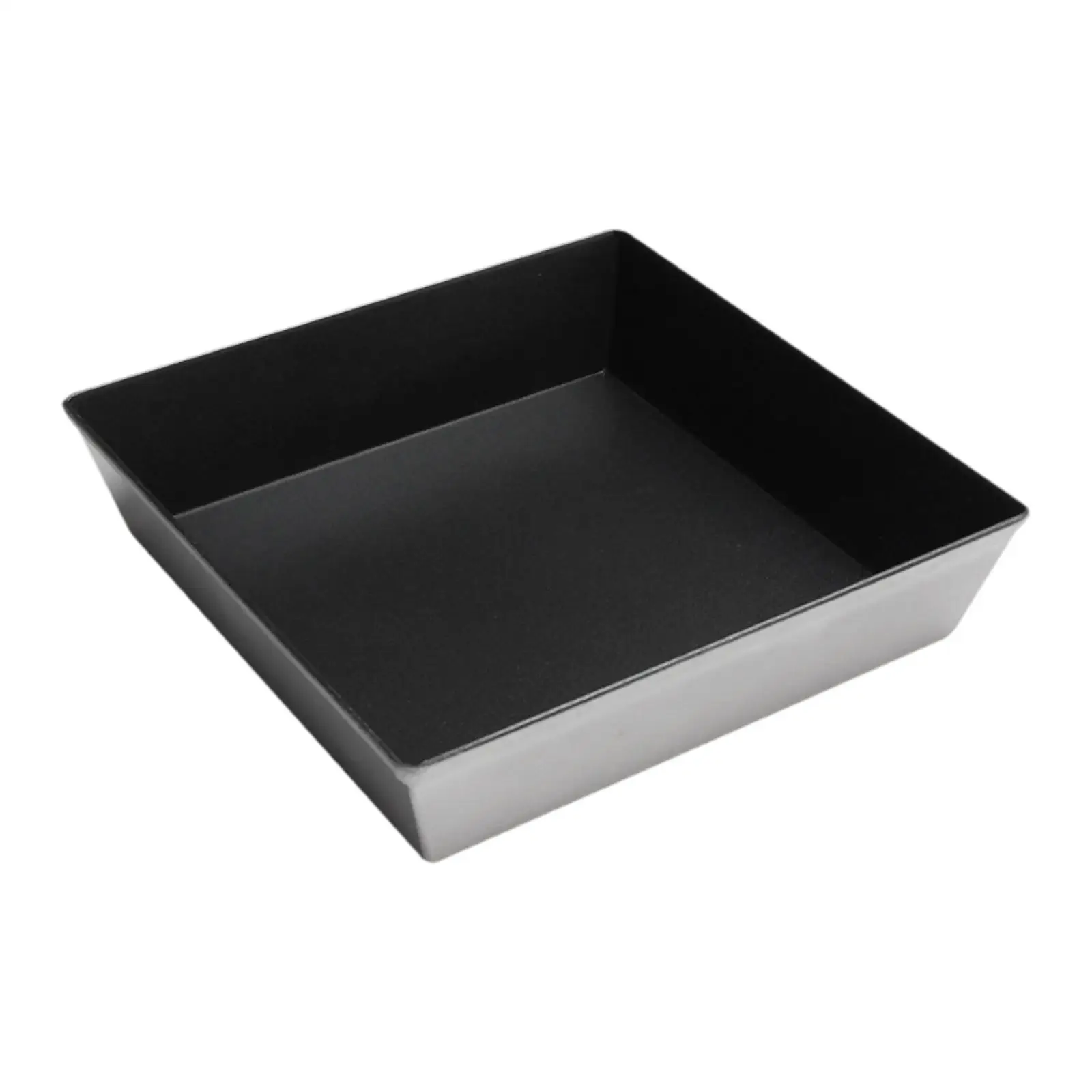 Square Pizza Pan Multipurpose Aluminum Alloy Heightened Food Tray Nonstick Cake Bread Baking Pan for Restaurant Kitchen Baking