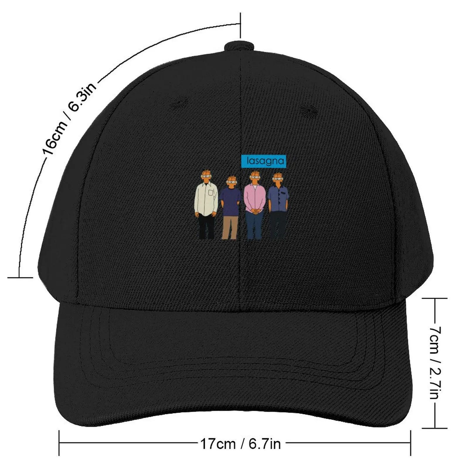 Weezer Garfield Baseball Cap Mountaineering birthday Visor Hood Men's Luxury Women's