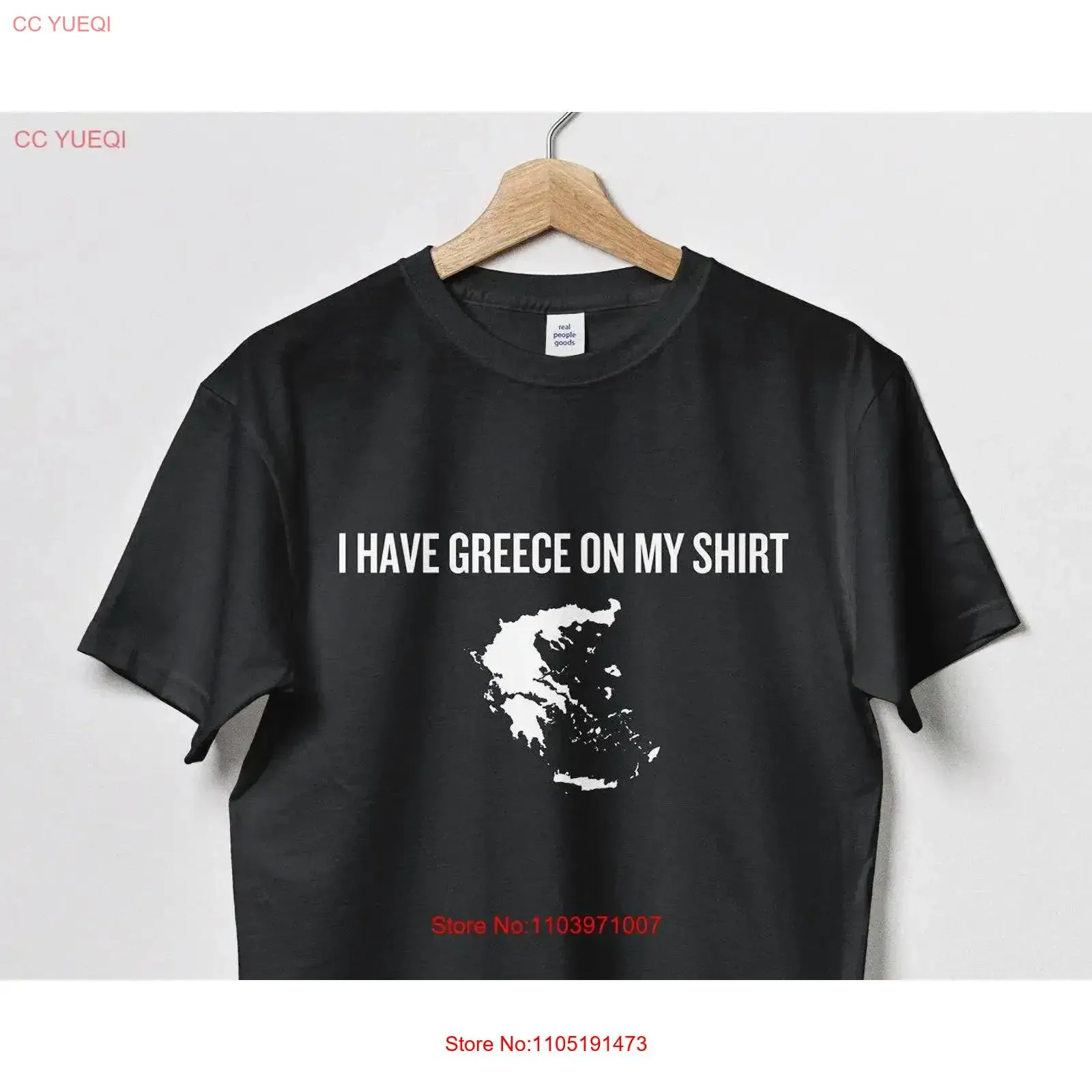 T-shirt de géographie drôle, jeu de mots, professeur de Geek, j'ai la Grèce sur mon vintage lavé, haut décontracté à la mode pour homme, pour un usage quotidien