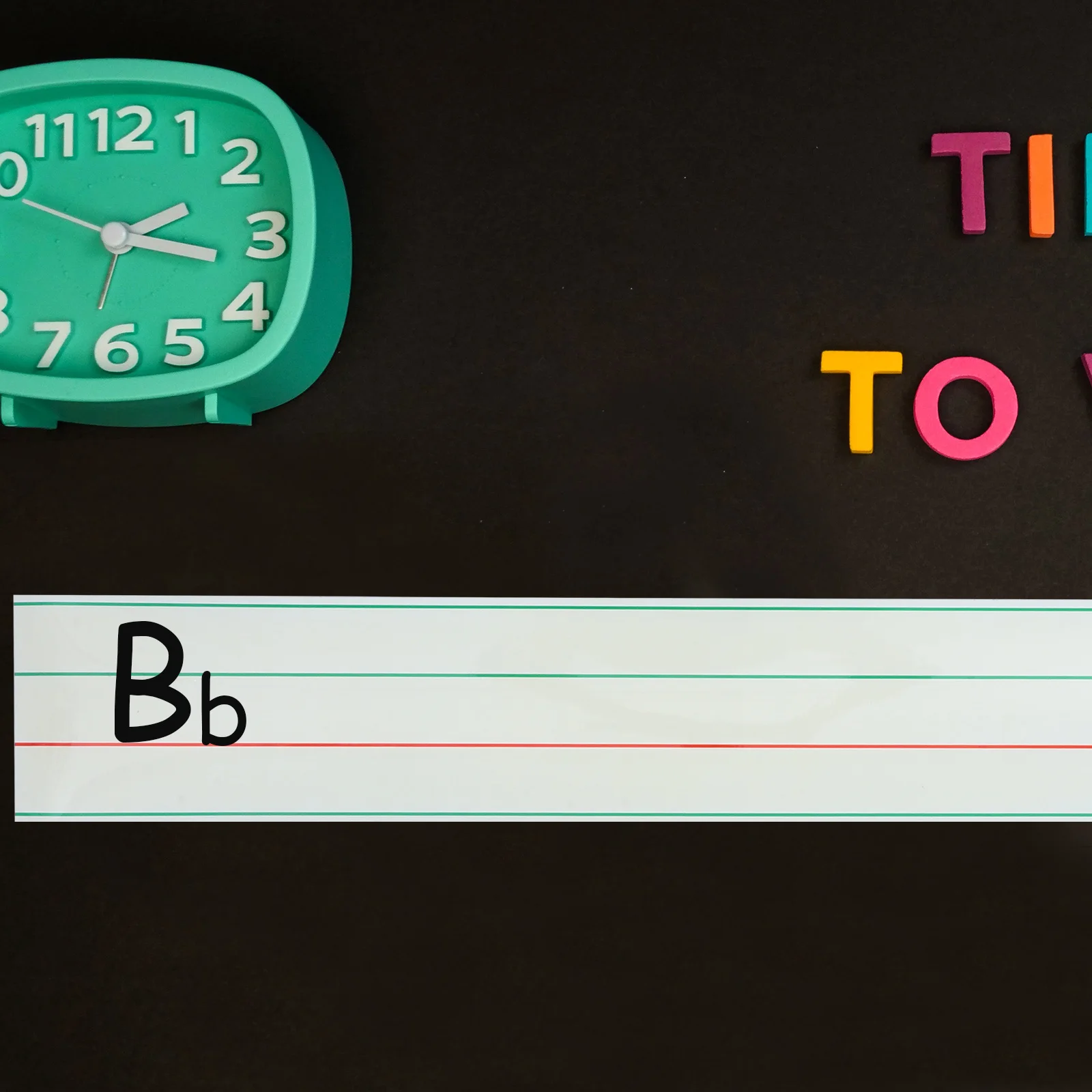 Colorful Magnetic Sentence Strips Dry Erase Board For Fridge Whiteboard Reusable Learning Tool Classroom Teaching Aid