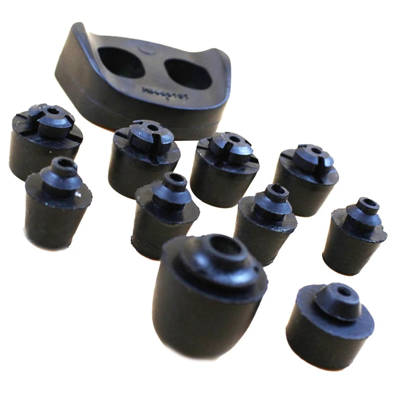 110Pcs Car Door Dampers Buffer Pad Bump Stop Shock Rubber For Mitsubishi Pajero Montero V31 V32 V33 V43 V45 V73 V77