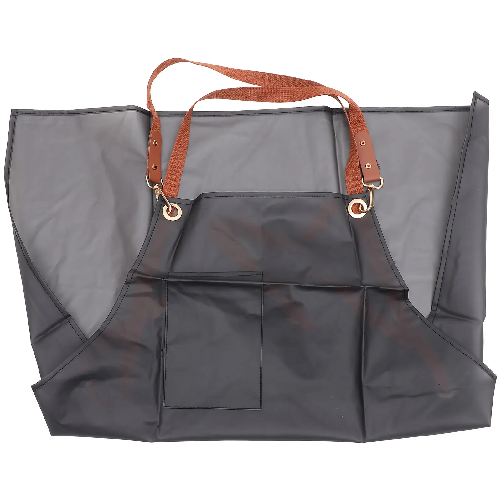 

Waterproof PVC Apron Clear Dishwashing Oil Stain Resistant Smooth Surface Strong Eyelets For Kitchen Canteen Fast Food