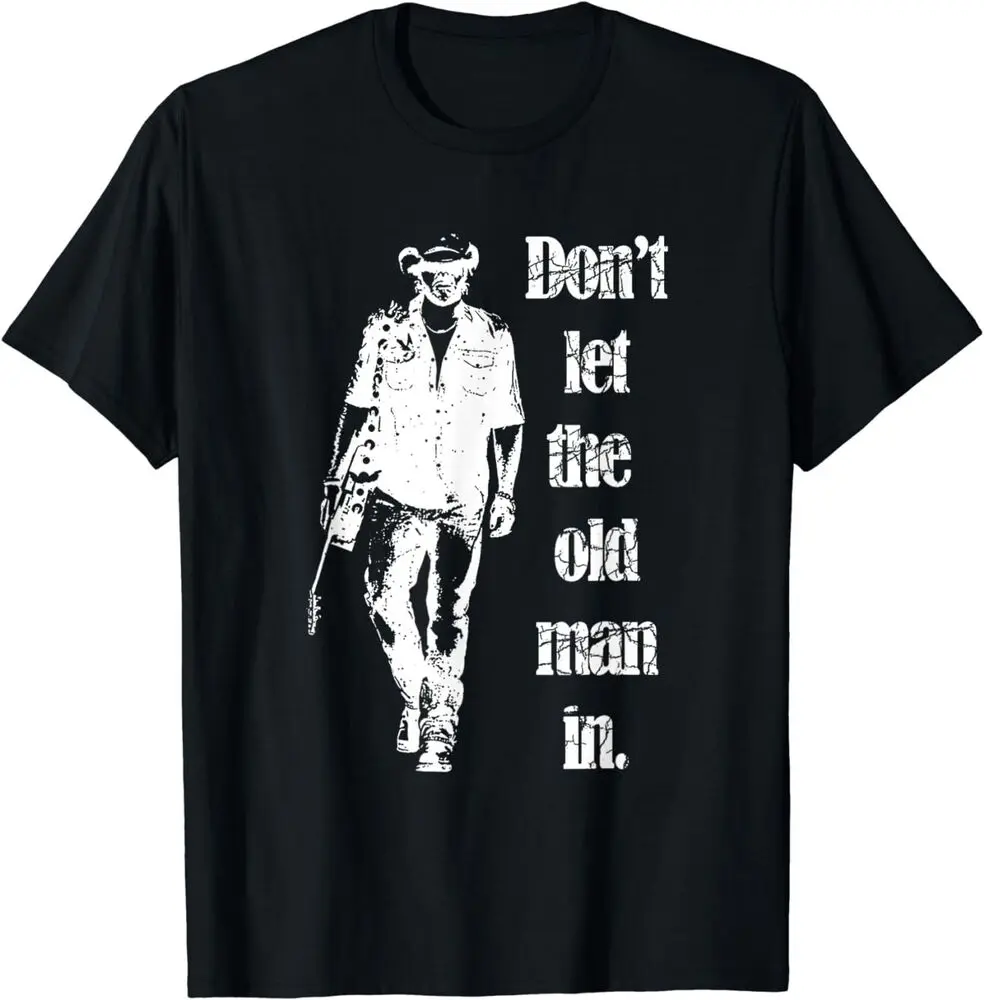 

Don't Let The Old Man In Vintage Walking With A Guitar Unisex T-Shirt