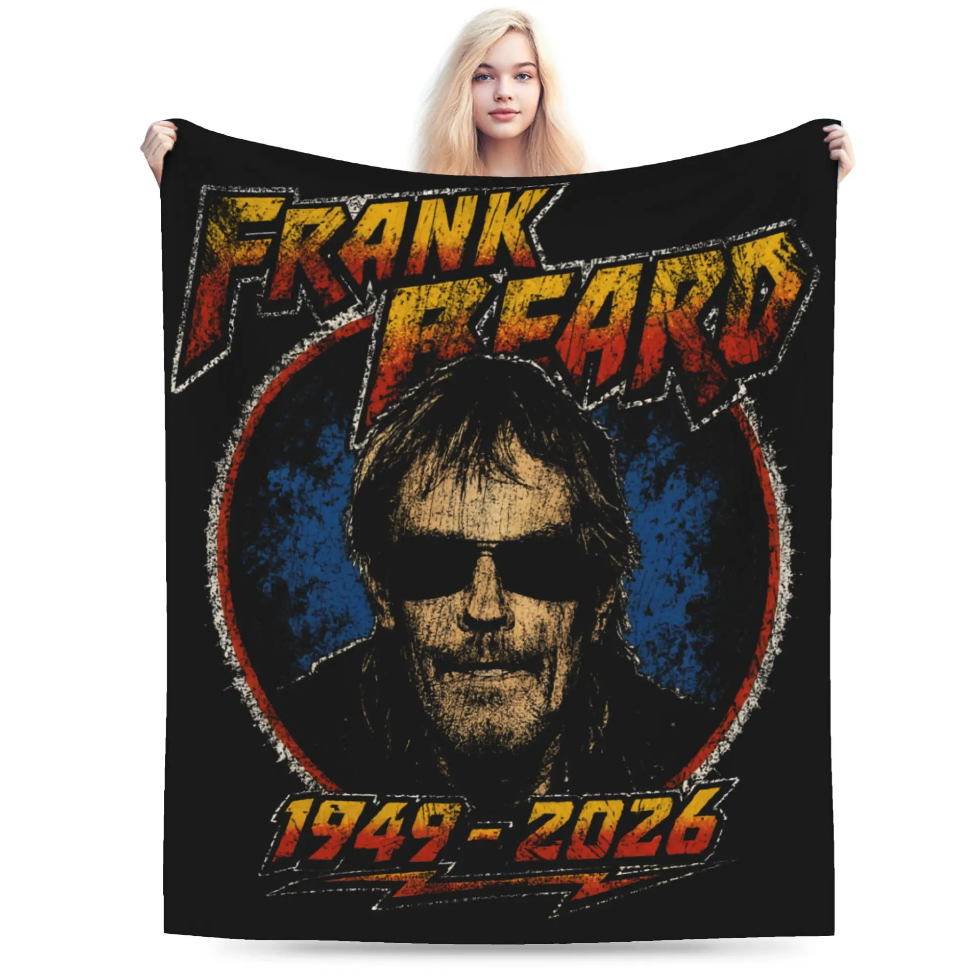 RIP Frank Beard Blanket Multi-size Soft and Lightweight  Throw Blankets for Sofa Couch and Bed