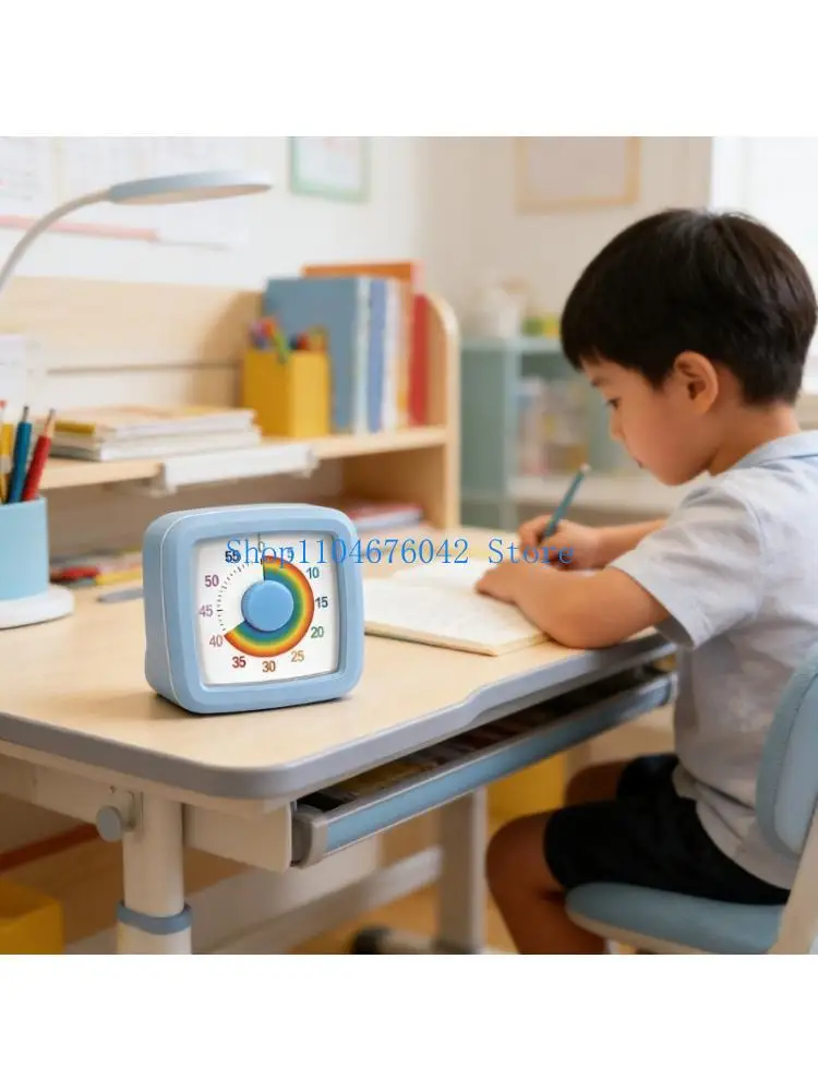 652F Kids Educational Timer With Rainbow Disk Countdown Timer Develop Concentration Skills And Time Management
