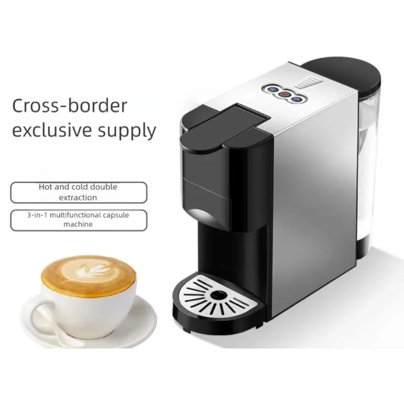 High Quality Automatic Small Coffee Machine Multi Functional Compatible Various Capsules Espresso Maker for Home Office Use