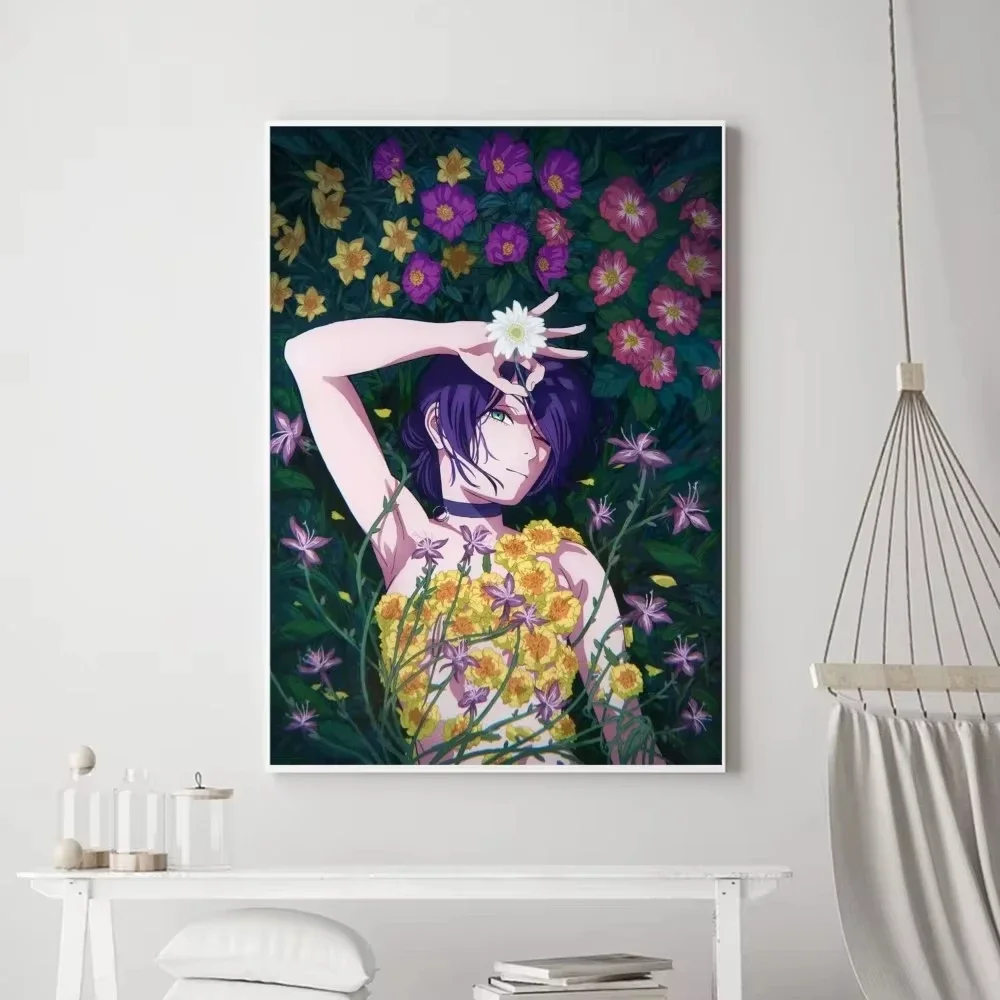 C-Chainsaw Man Reze Poster Prints Poster Wall Canvas Painting Bedroom Living Room Wall Bar Restaurant Sticker