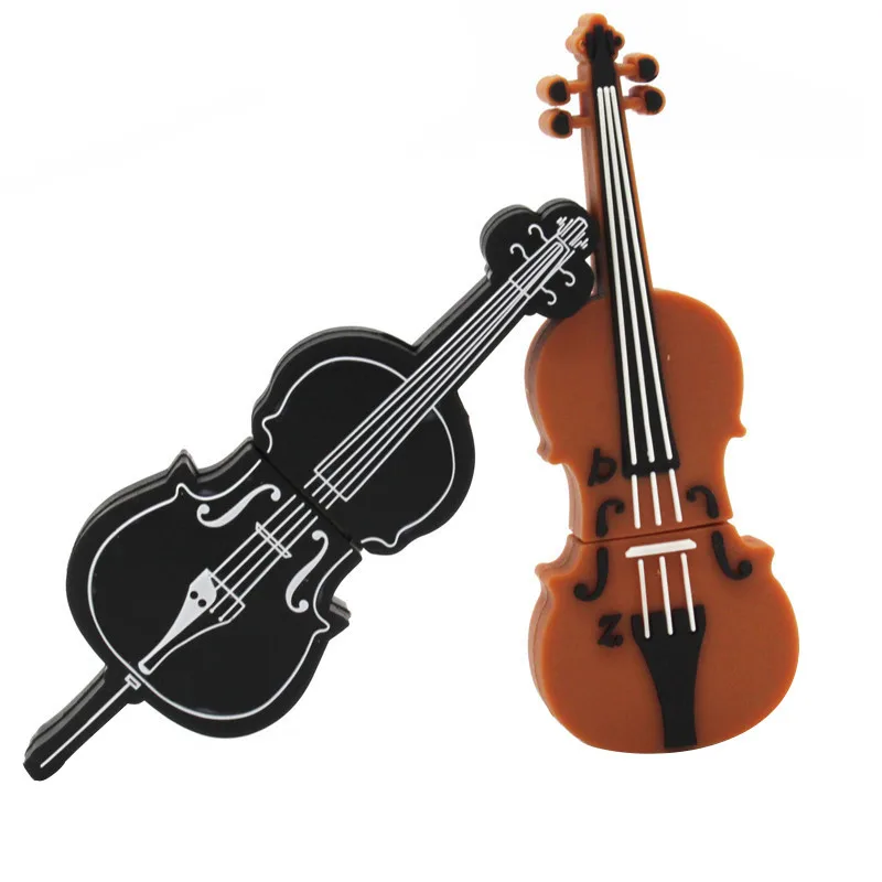 11 Styles Musical Instruments Model USB Memory Pendrive 32GB 64GB cle USB Flash Drives Microphone/Violin/Piano/Guitar USB Stick