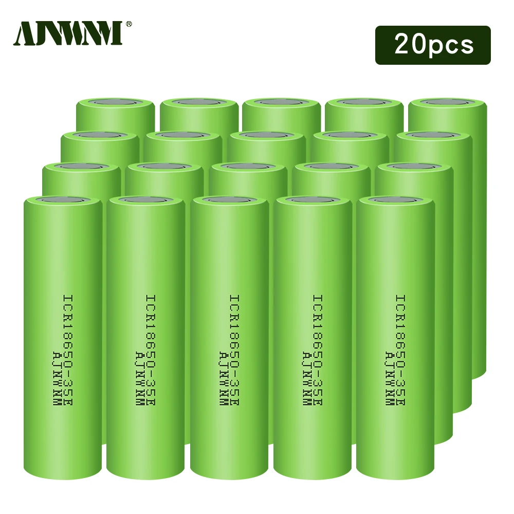 

(4-24pcs) 18650 Rechargeable Batteries Lithium Li Ion 3.7V 3500mAh 15A VTC7 18650 Battery For Led Lights Toys