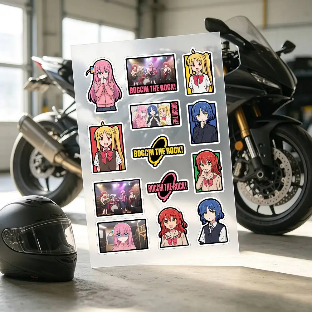 Popular Anime B-BOCCHI THE ROCK Stickers Auto Body Bumper Windows Motorcycle Laptop Walls Vinyl Decal Car Tuning Accessories