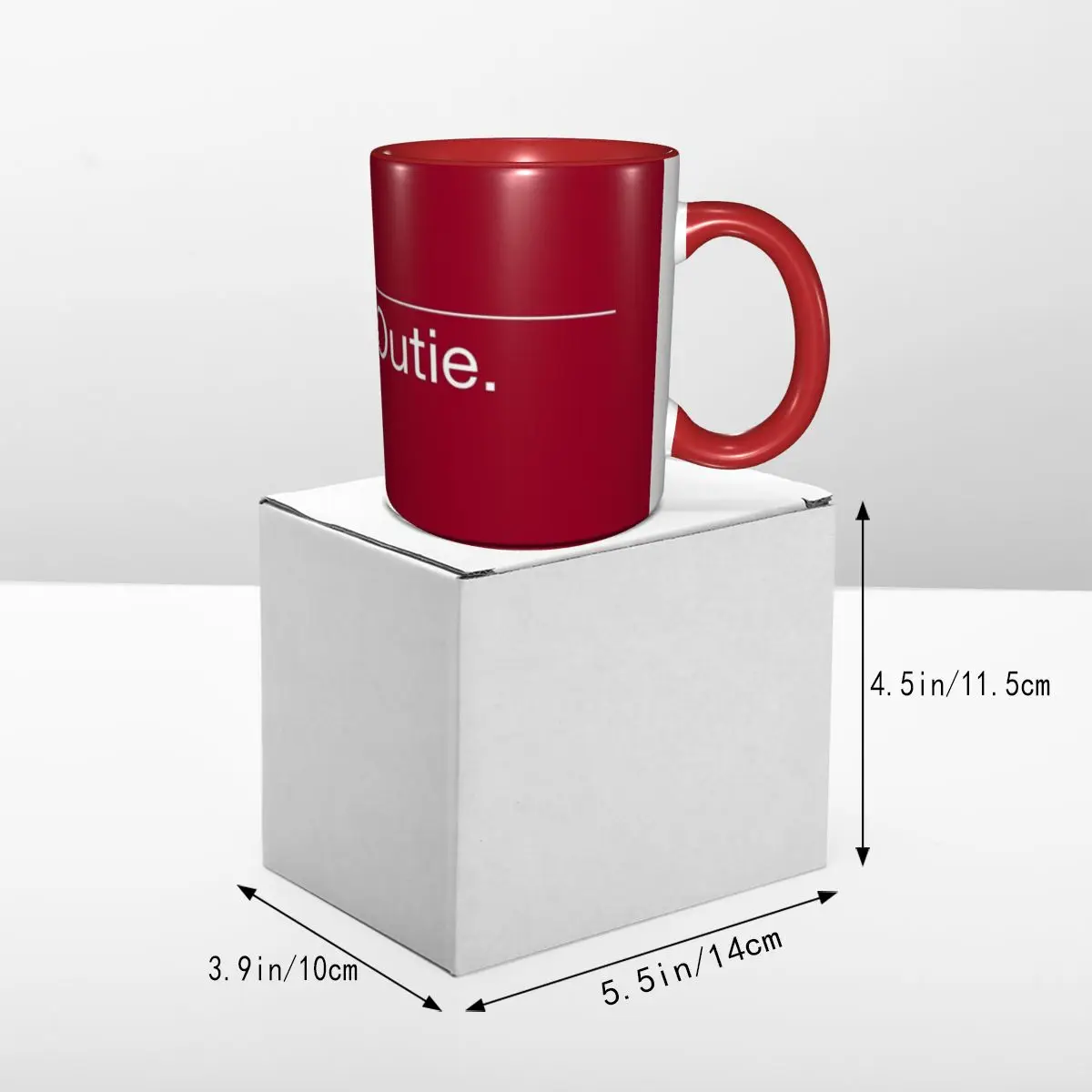 كوب هدية من Outie Severance Tv Show Sci Fi للنساء والرجال، كوب قهوة لطيف هدية للمكتب #6