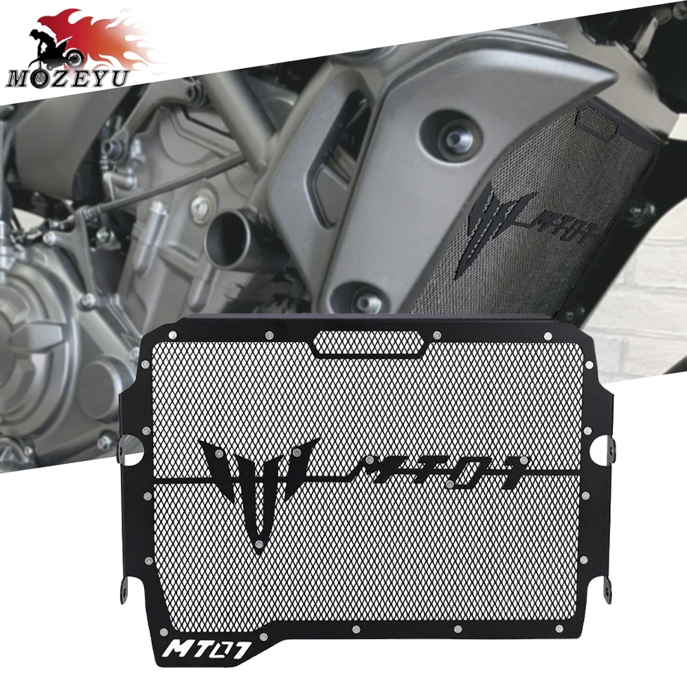 Motorcycle MT-07 FZ-07 Radiator Grille Guard Cover Protector For Yamaha MT07 FZ07 MT 07 2018 2019 2020 2021 2022 2023 2024 2025