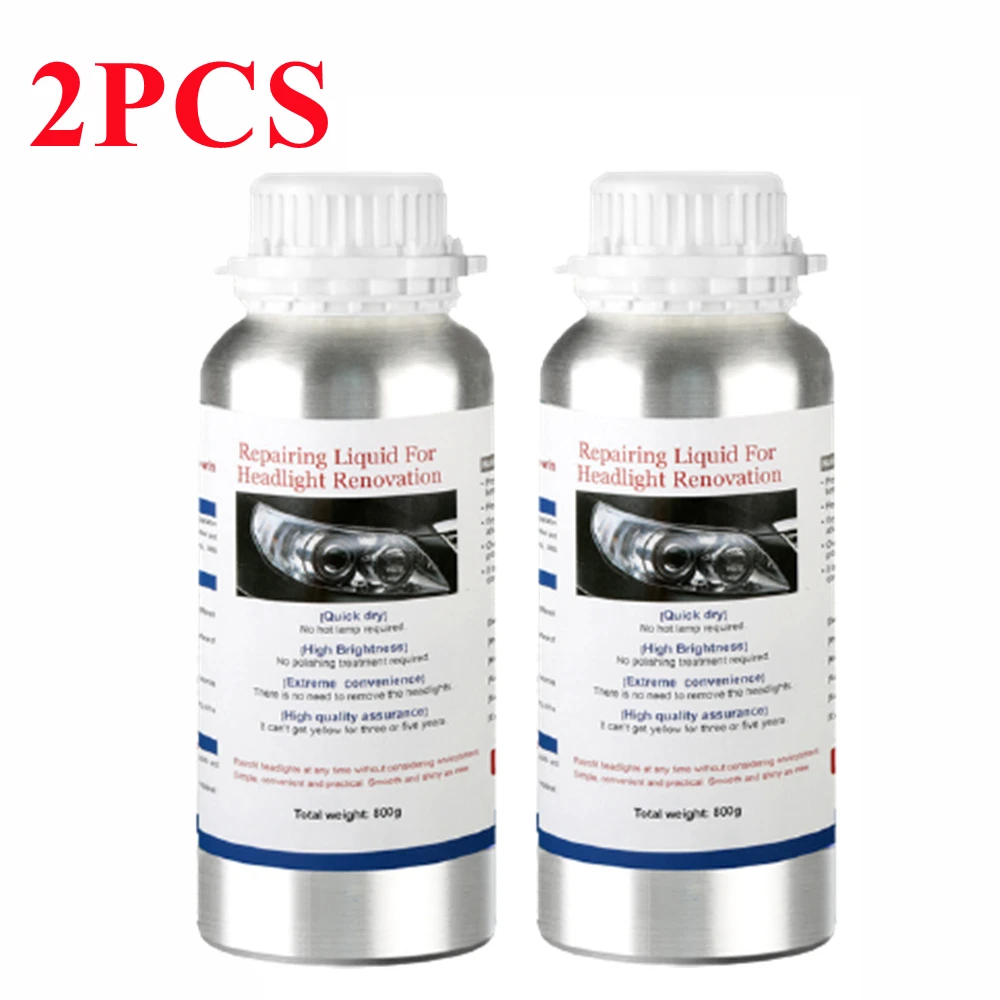 Car Headlight Polishing Fluid Evaporator Liquid Car Chemicals Headlight Chemical Polish Headlights Liquid Polymer For Headlights