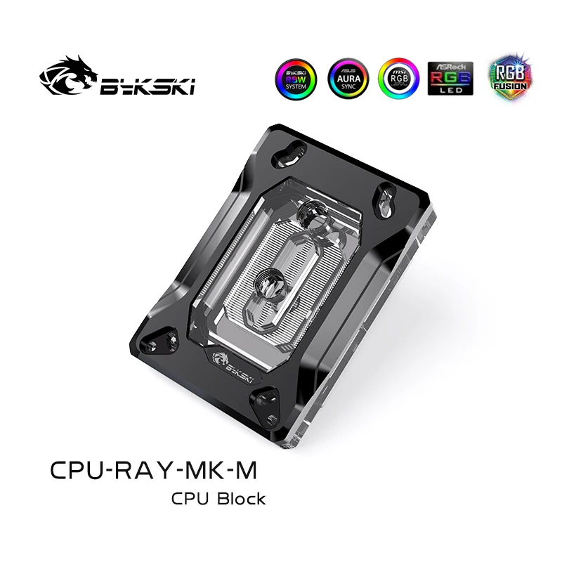 Bykski CPU nuits utilisation pour AMD RYZEN3000 AM3 AM4 1950X TR4 X399 X570 Carte Mère/RYZEN 3000/5000/7000 5V 3PIN A-RGB AHatchwatch