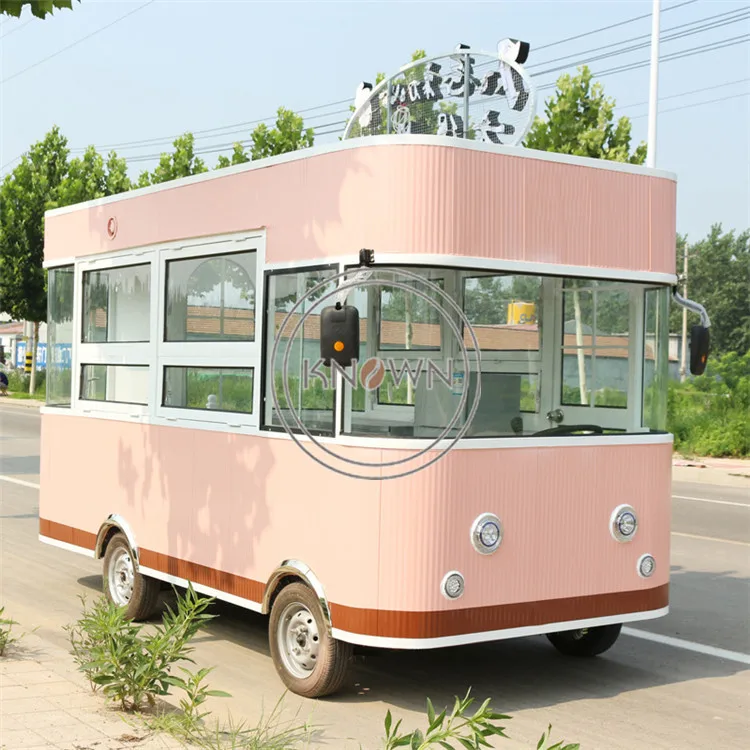 Classic Designed Most Popular China Made Mobile Food Cart Street Electric Food Truck For Sale